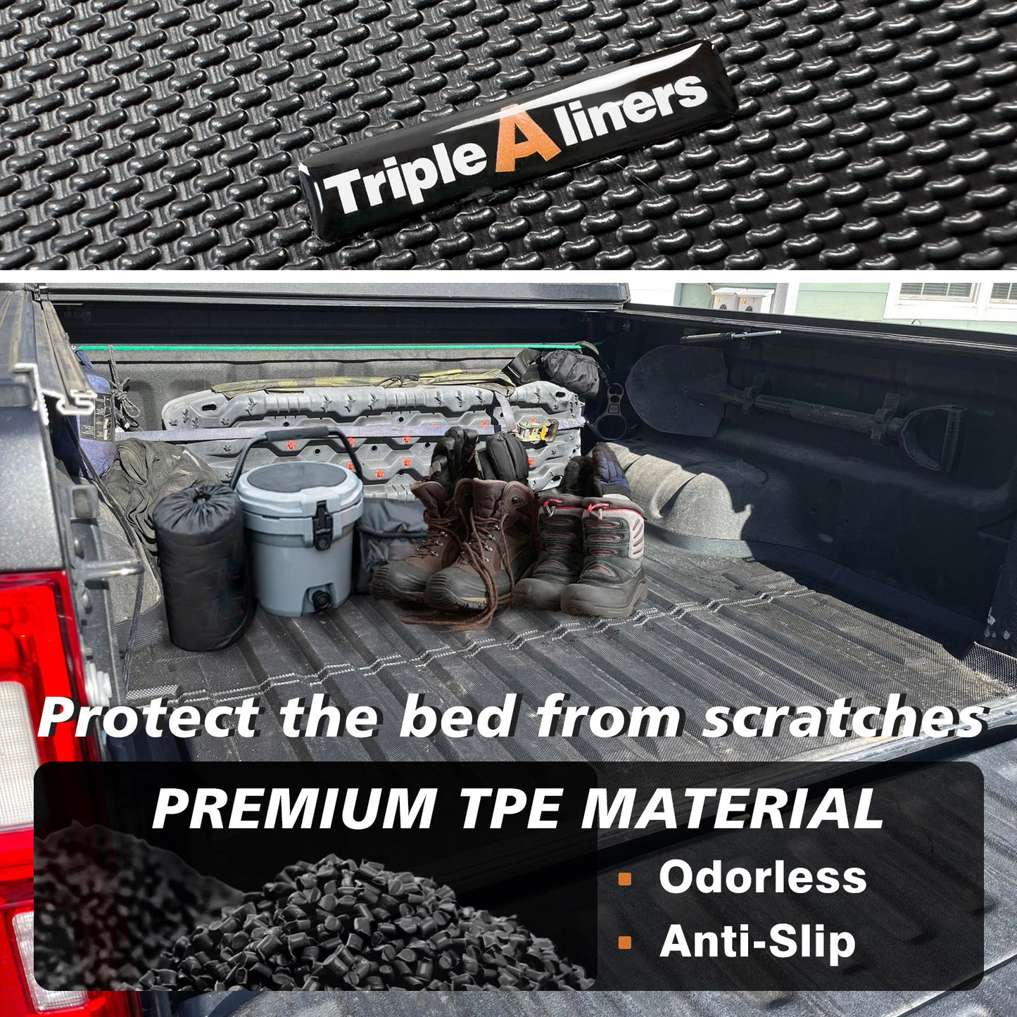 Truck Bed Mat for Ford Ranger 2019-2023 5FT Bed