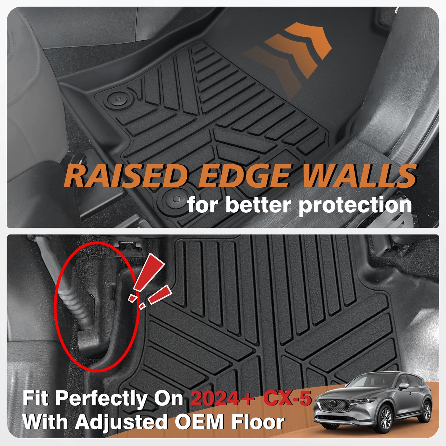 Floor Mats for 2023-2024 Mazda CX5