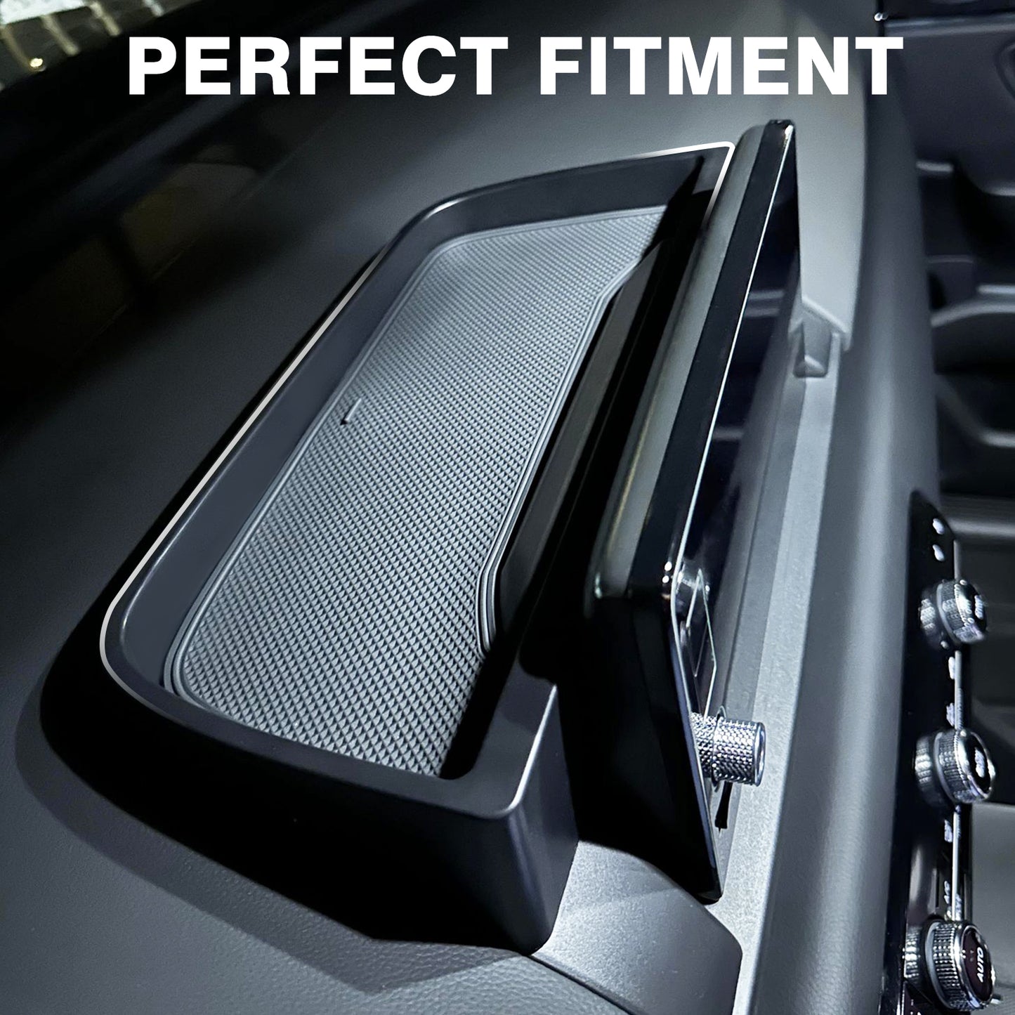for 2024 2023 Pilot Dash Storage Tray Insert Behind Screen Box Center Console Organizer Interior Accessories