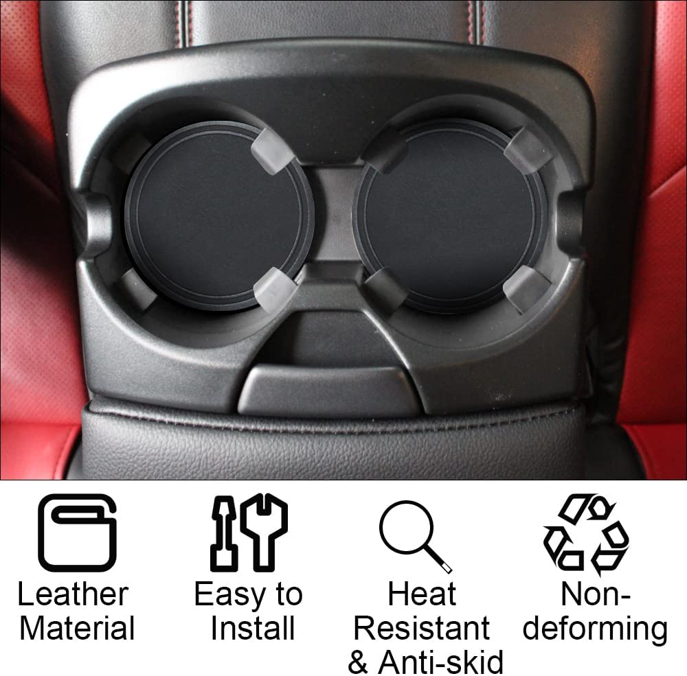 Leather Cup Holder Coasters set of 4