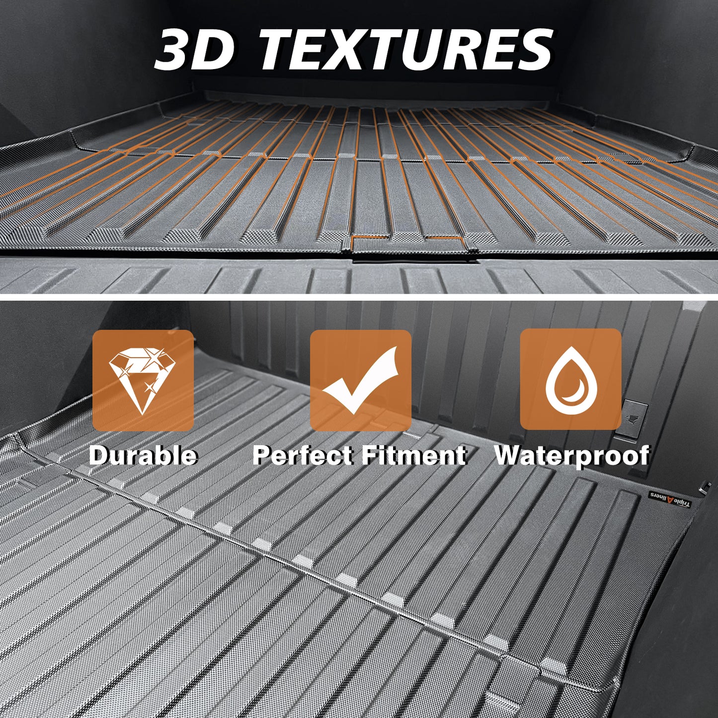 Truck Bed Mat for 2023 2024 2025 Tesla Cybertruck