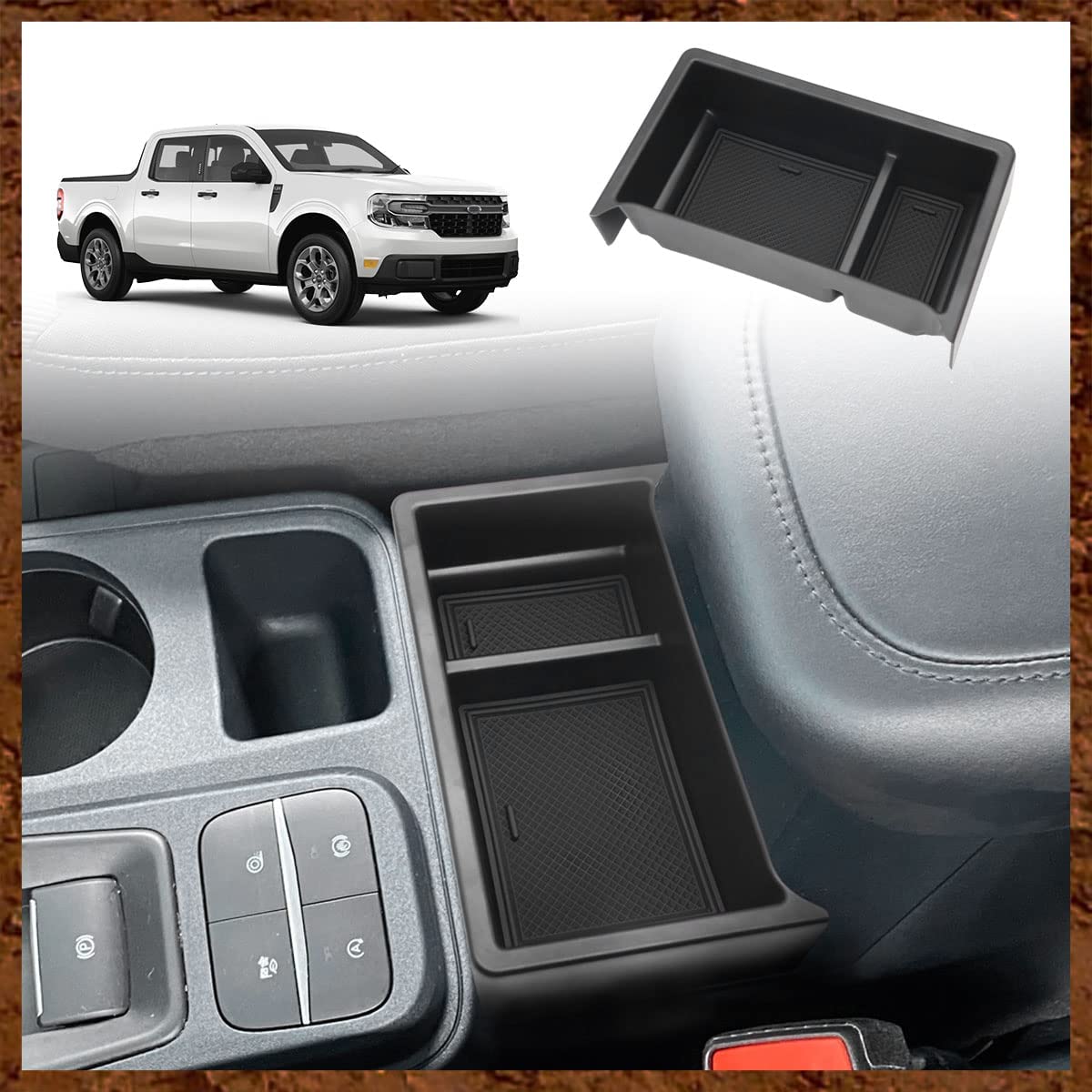 Gear shift storage tray for 2022-2023 Maverick