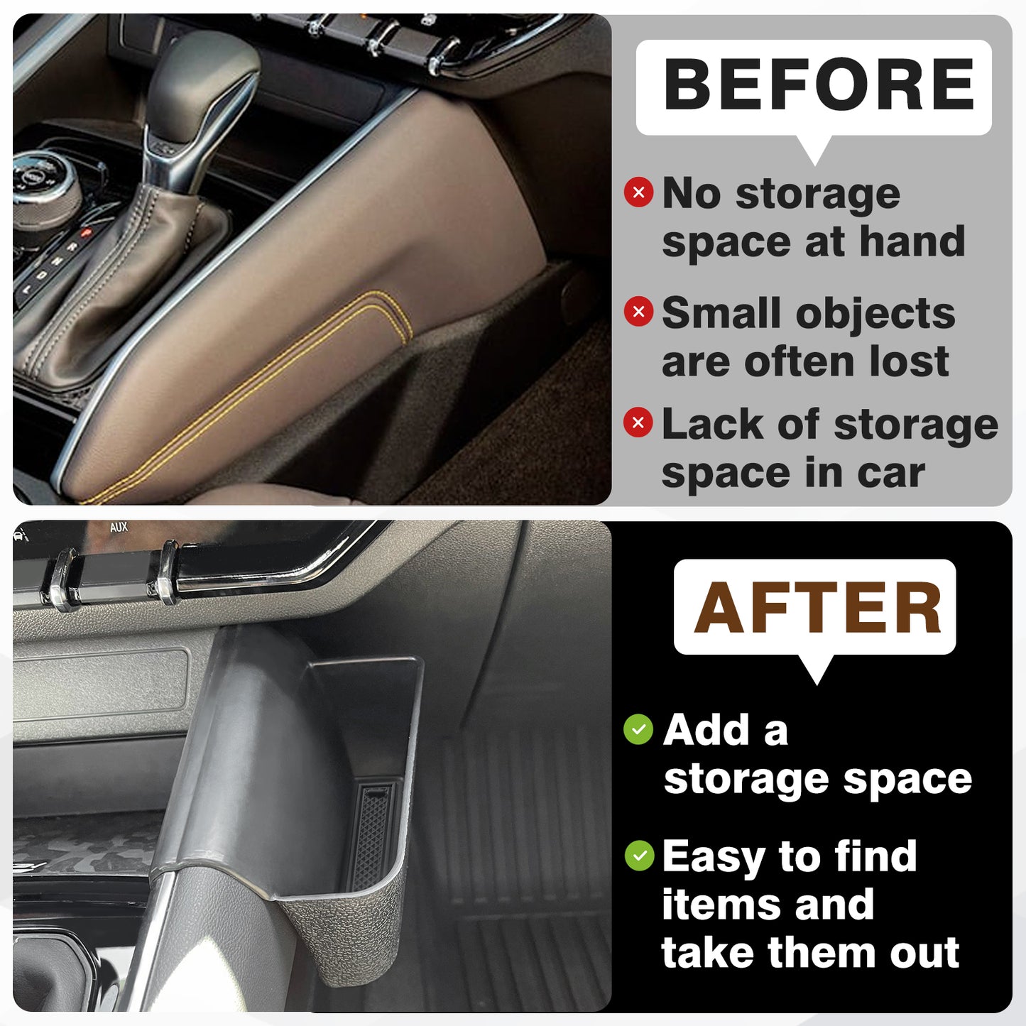 Center Console Shifter Storage Box for 2023-2024 Colorado and Canyon Left and Right Set