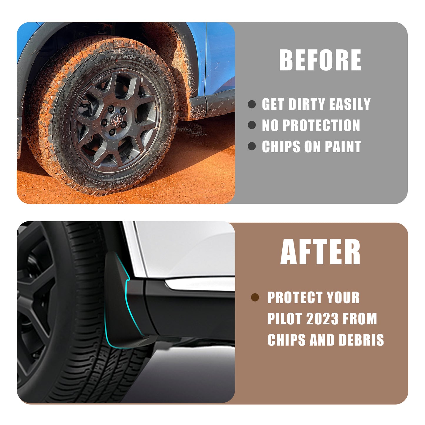 Mud Flaps for Honda Pilot 2023