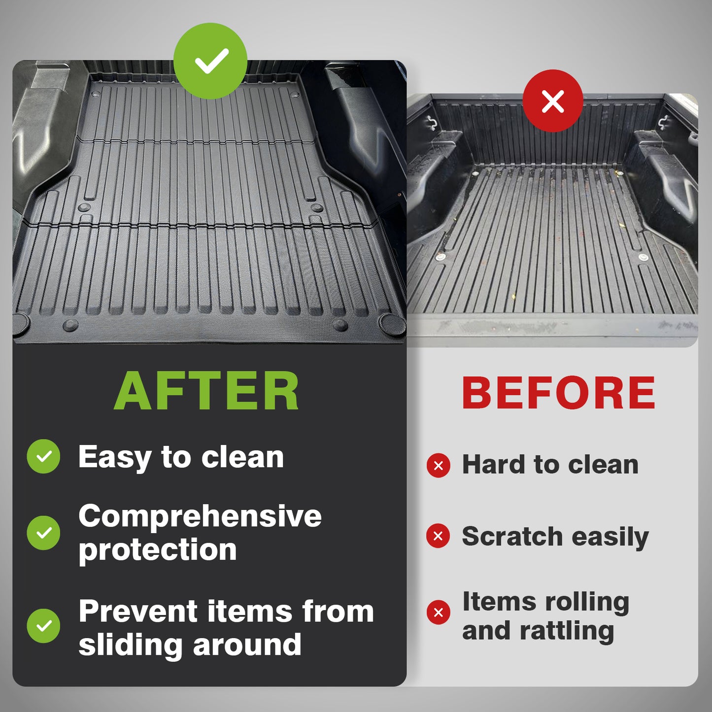 Truck Bed Mat for 2005-2023 Tacoma (5FT / 6FT)