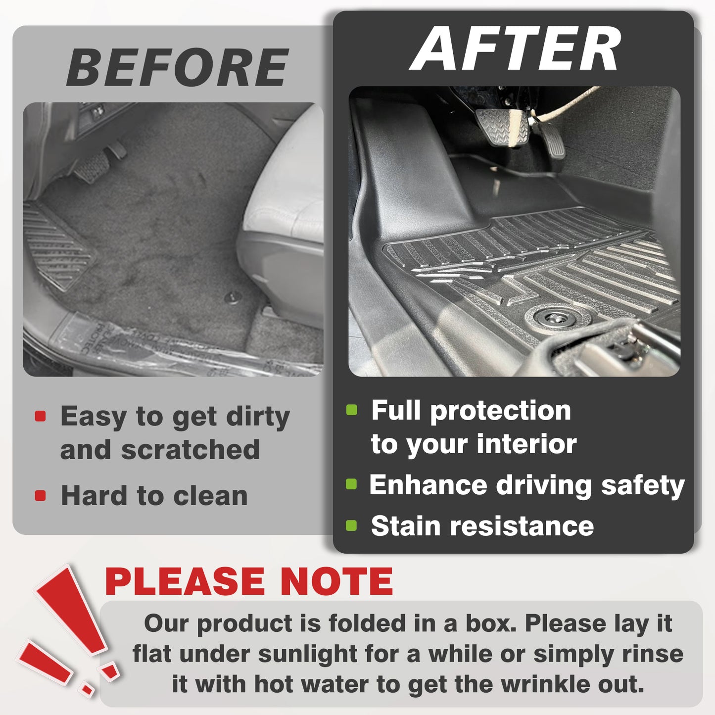 TripleAliners Floor Mats for Toyota Tundra 2022-2025 CrewMax Cab