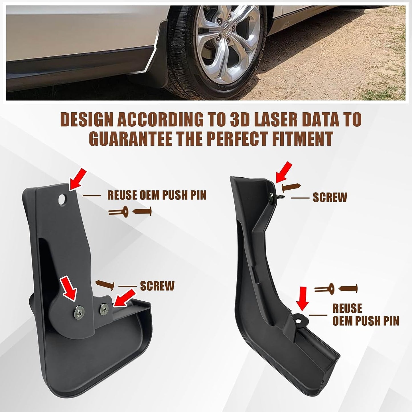Mud Flaps for 2023 Accord