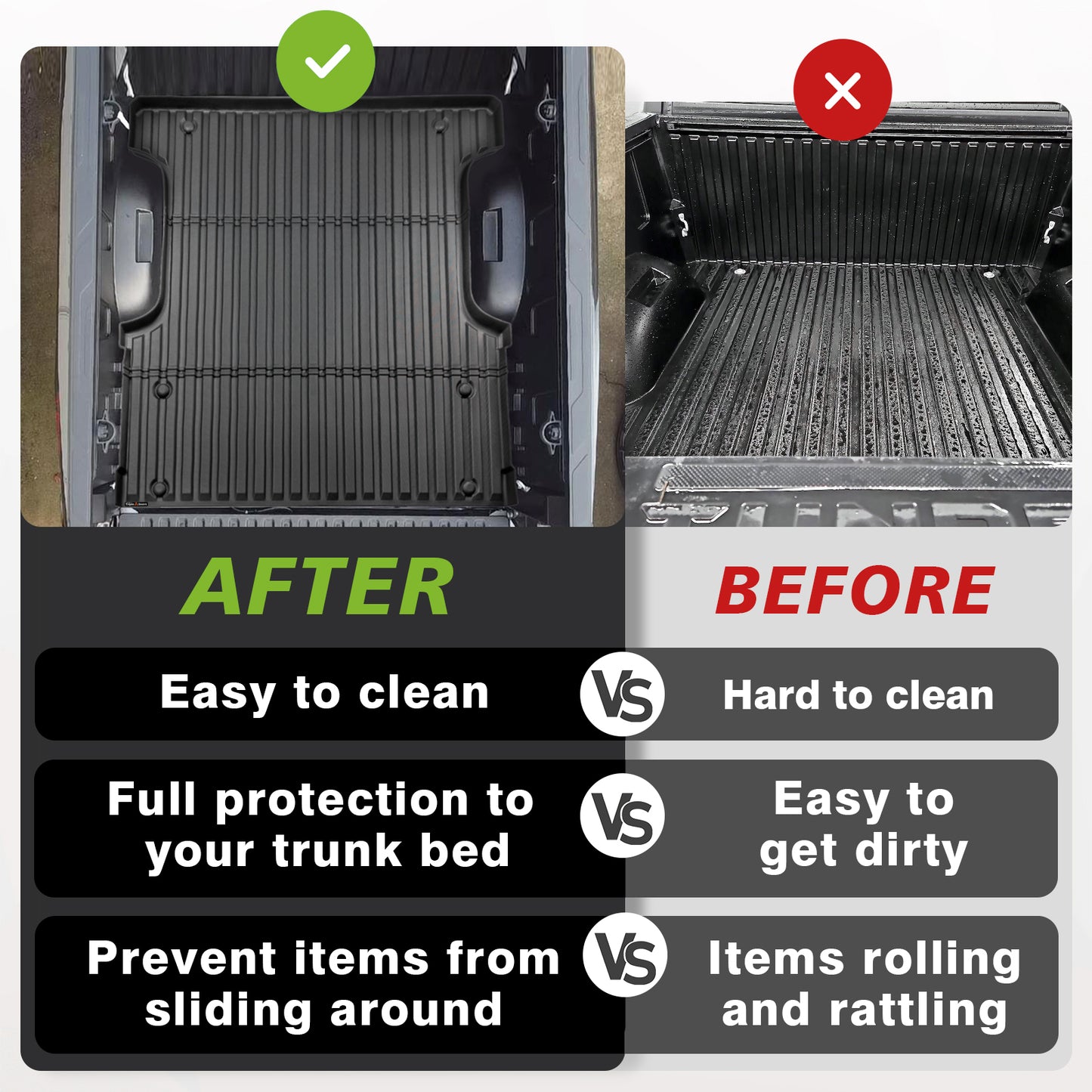 Truck Bed Mat for Toyota Tundra 2022-2025 CrewMax 5.5FT Bed