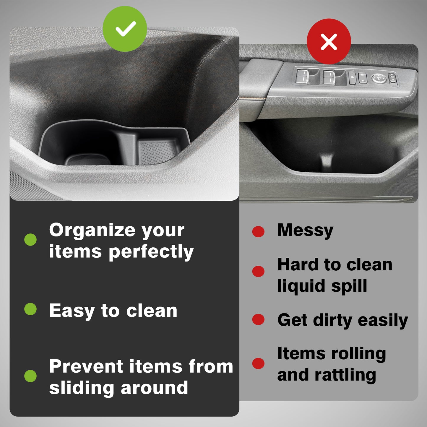 Door Side Storage Box 4Pcs for Honda CRV 2023-2024