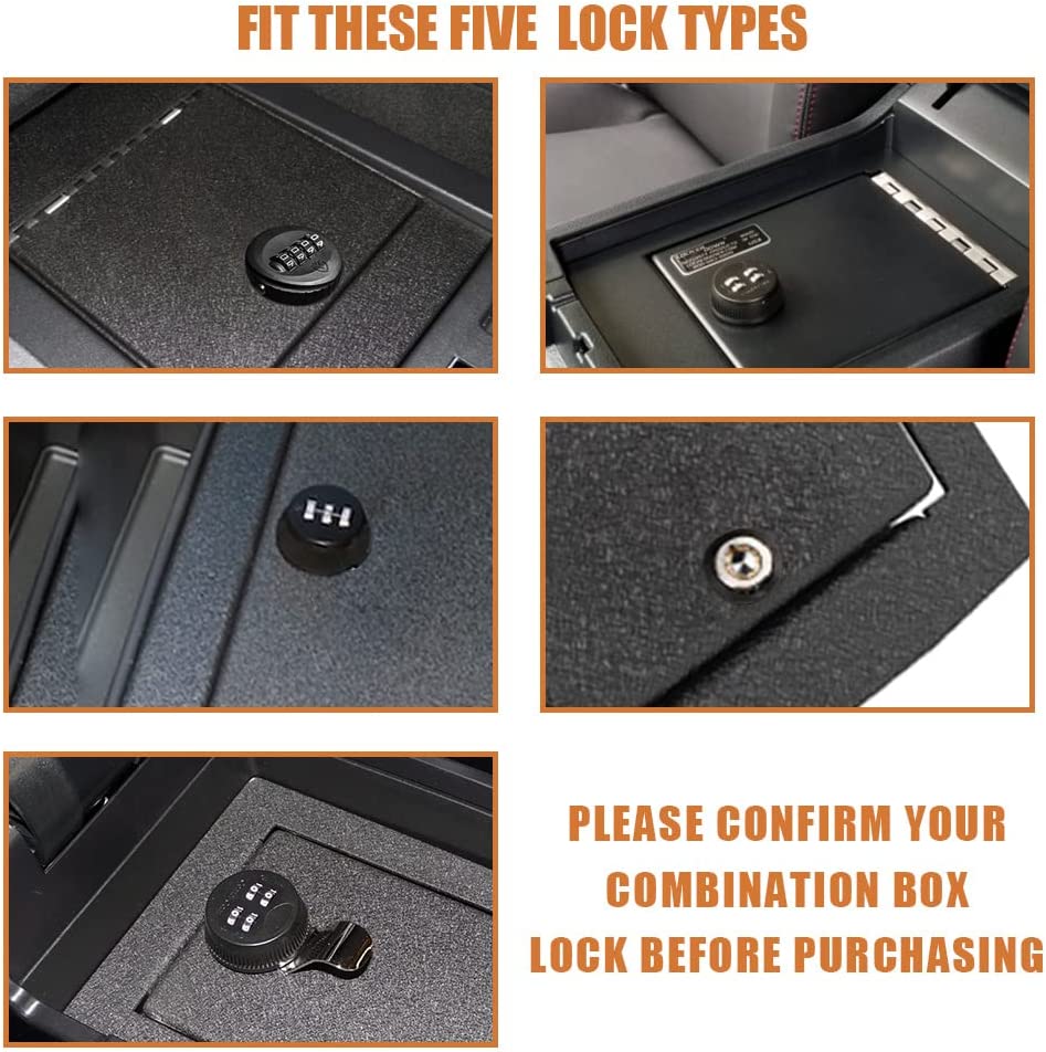 Safe Vault Insert Storage Tray for 2021-2023 F-150 F-150 lightning
