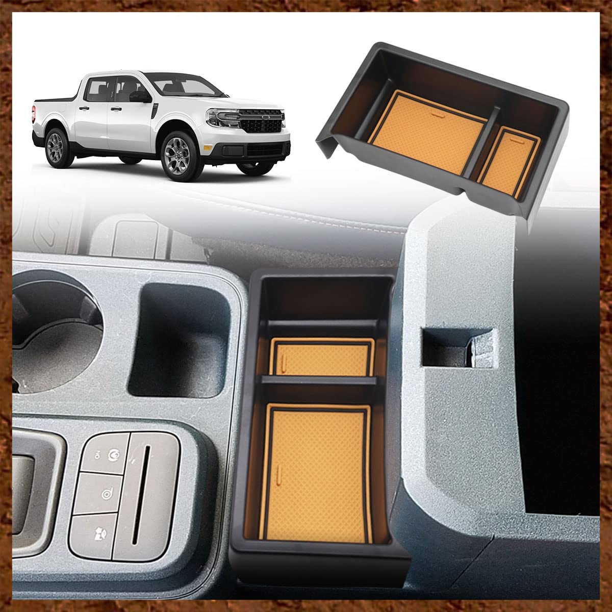 Gear shift storage tray for 2022-2023 Maverick