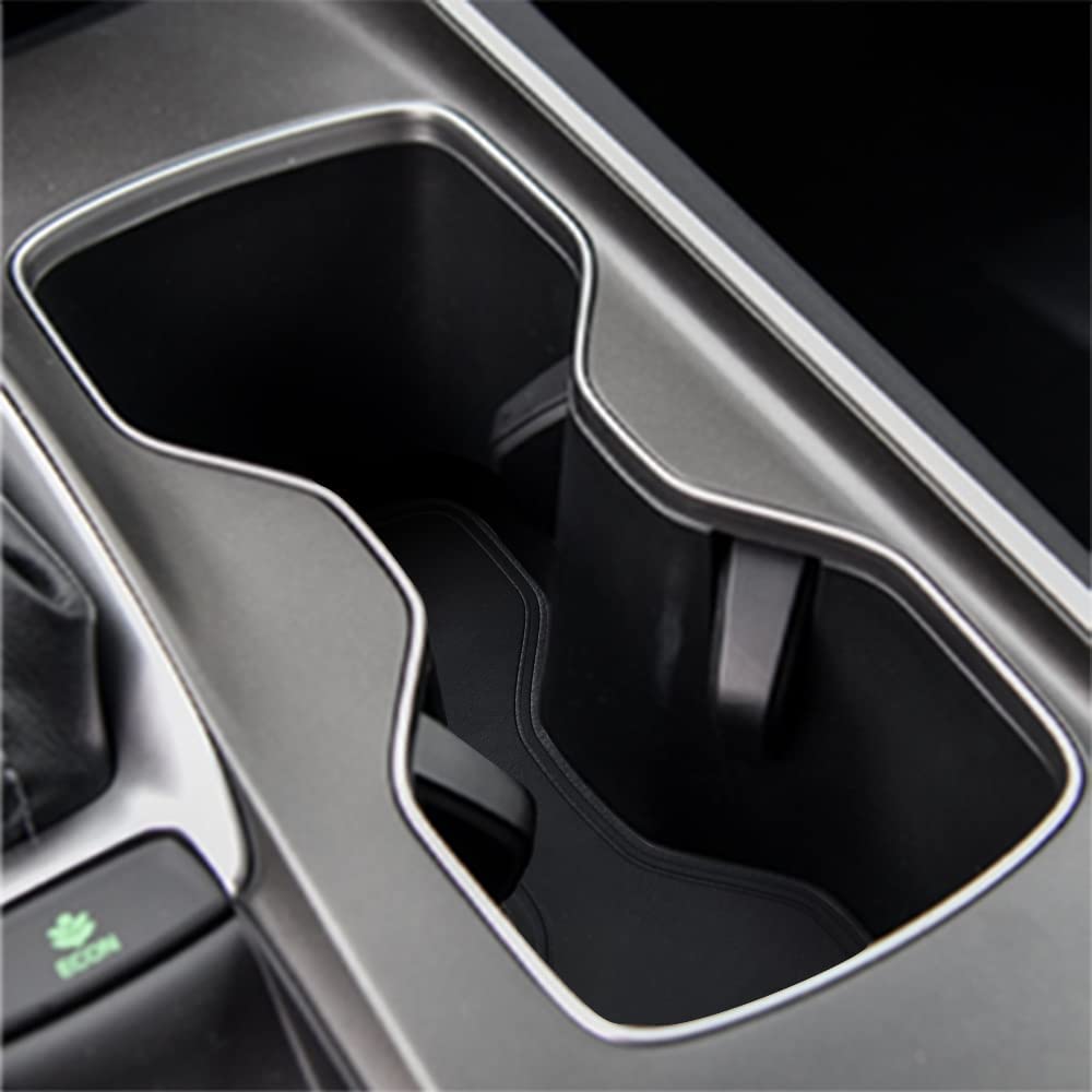 Leather Cup Holder Inserts Mats for 2018-2023 Honda Accord