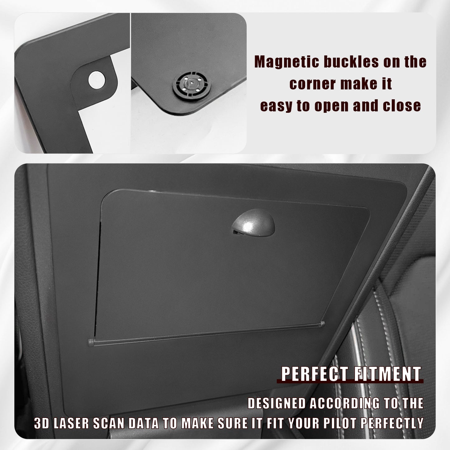 Honda Pilot 2023 Magnet Armrest Hidden Organizer