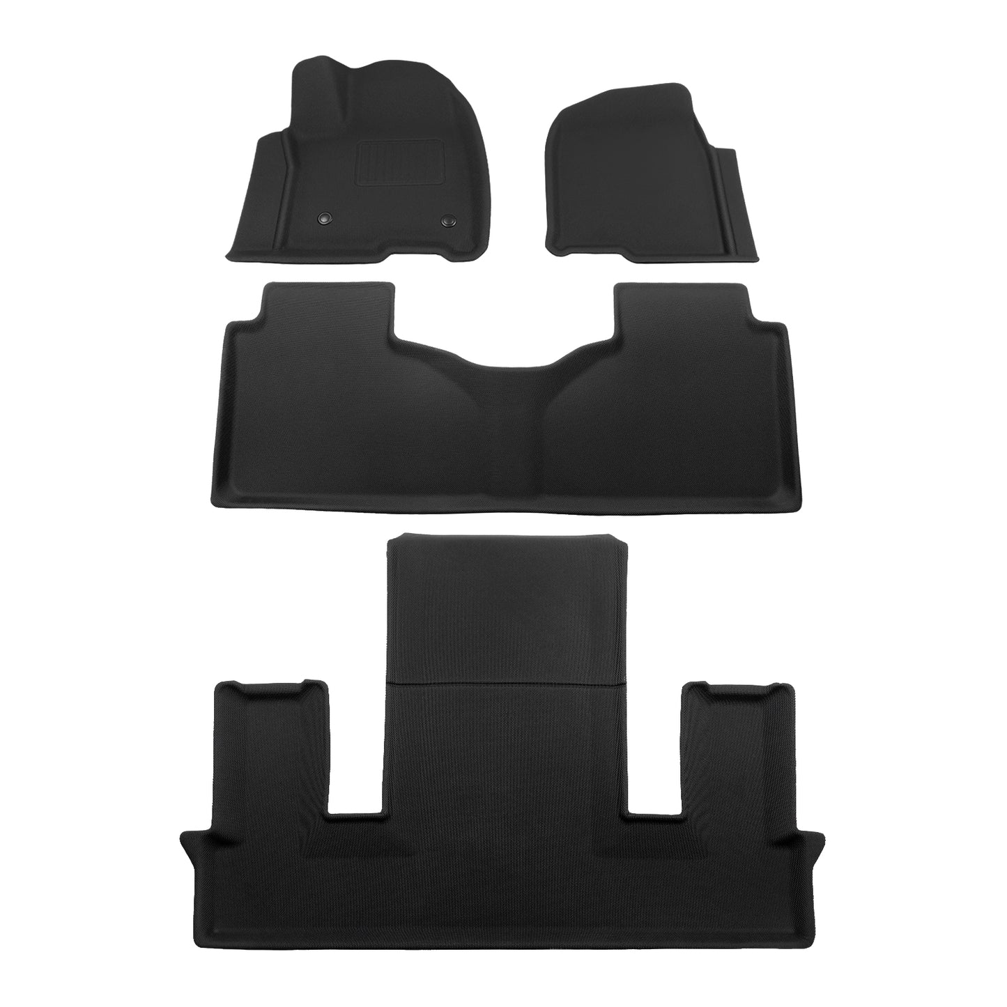 Floor Mats for 2021-2025 Chevy Chevrolet Tahoe/GMC Yukon 3 Row (Fit 7 Seats with 2nd Row Bucket Seats ONLY)