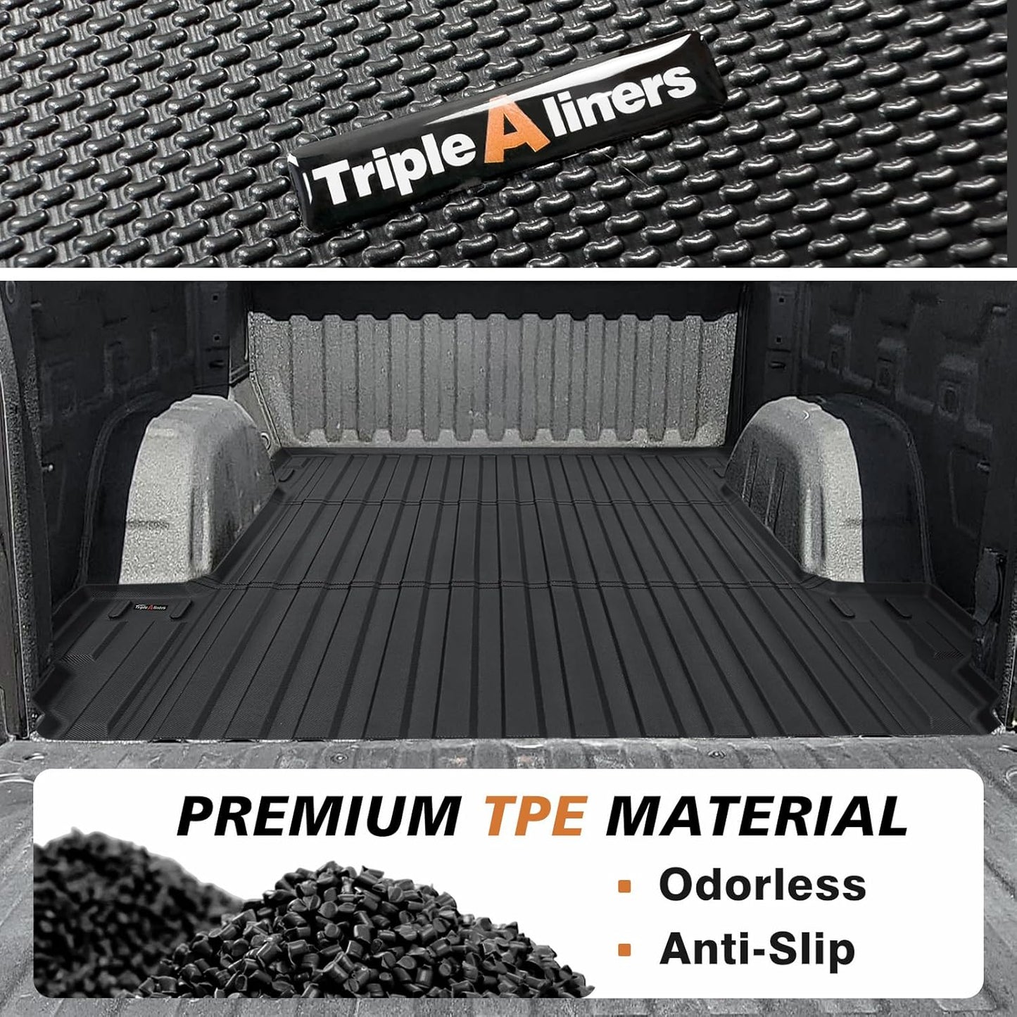 Trunk Bed Mat for Chevy Silverado/GMC Sierra 1500 2019-2025 5'8'' (69.9inch) Short Bed