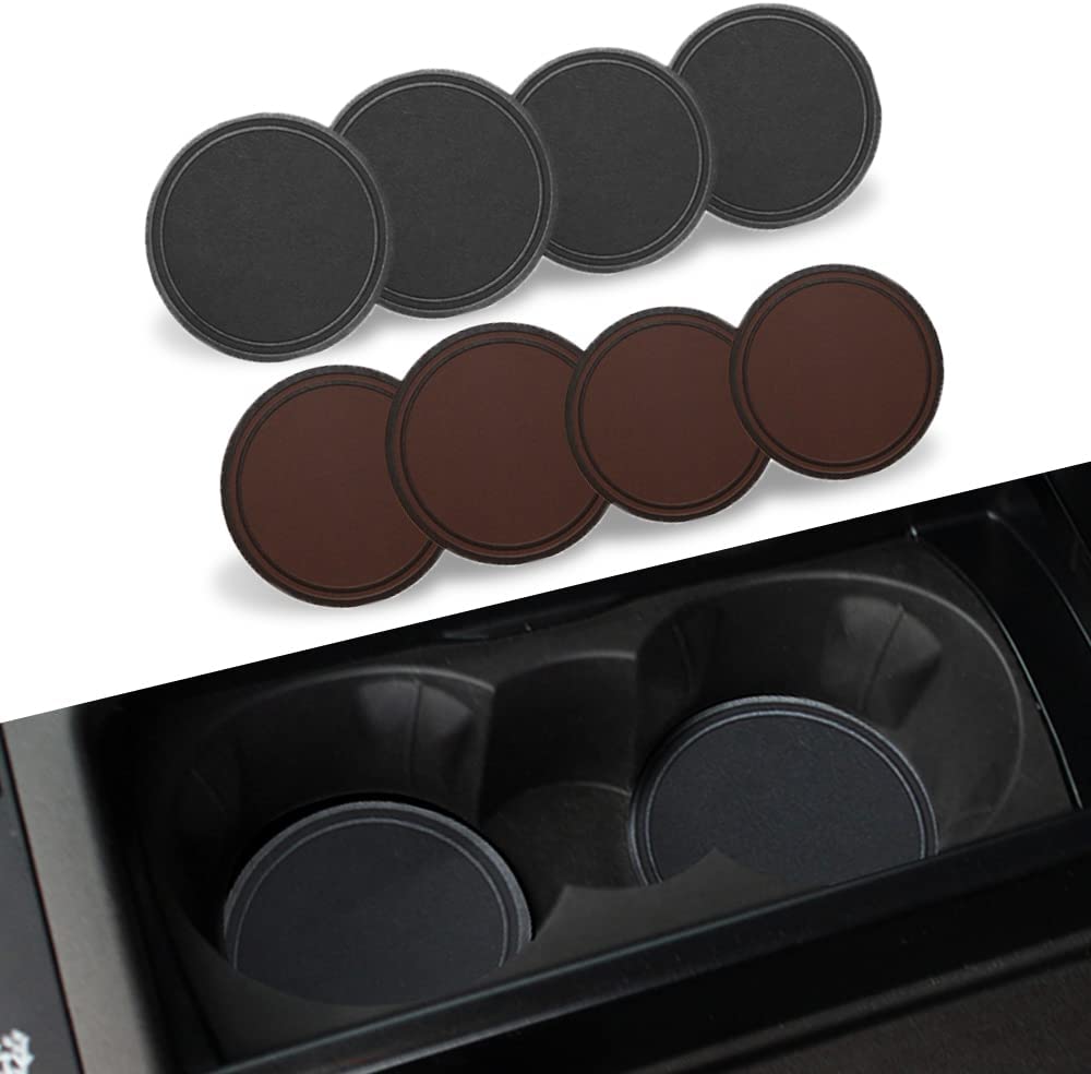Leather Cup Holder Coasters set of 4