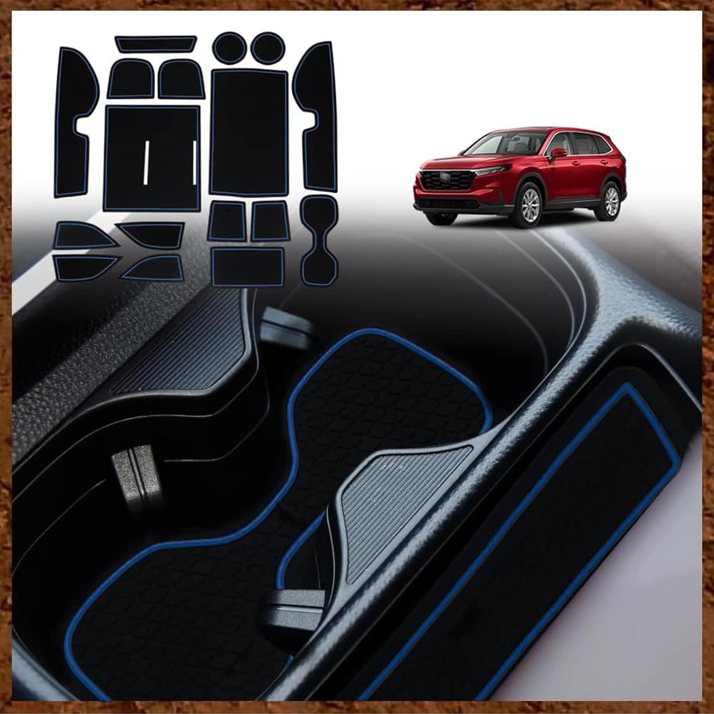 Center Console Liner Mats for 2023 CR-V