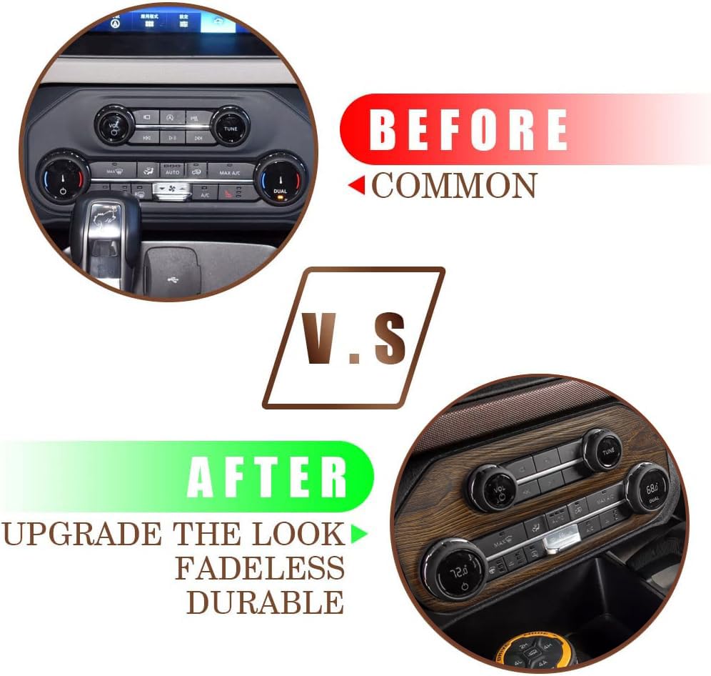 Interior Trim Cover 9 pcs Set for Bronco 4 Door 2021-2024