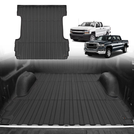 Truck Bed Mat for 2007-2018 Chevy Silverado/GMC Sierra 1500 5.8FT Bed