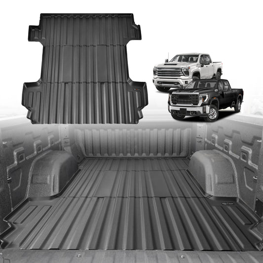 Truck Bed Mat for 2020-2024 Chevy Silverado/GMC Sierra 2500 3500HD 6.8FT Bed