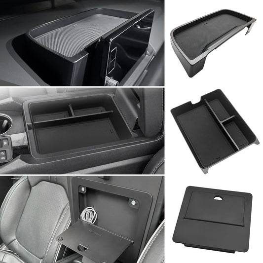 for Pilot 2023 Center Console Organizer & Dash Storage Tray & Magnet Armrest Hidden Storage Compartment 3PCS Set