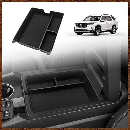 Center Console Organizer Armrest Storage Box for Honda Pilot 2023