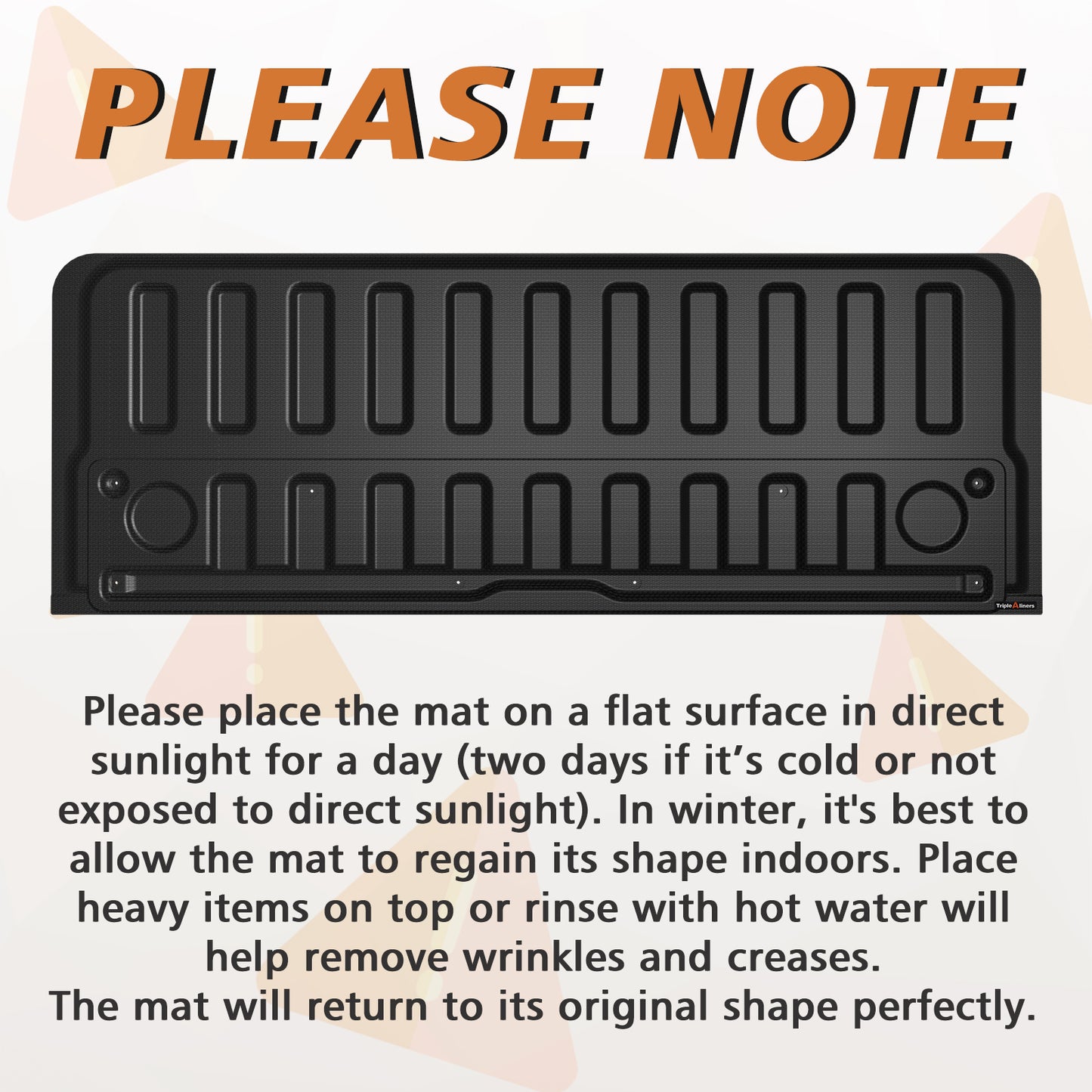 TripleAliners Tailgate Mat for 2019-2025 2026 Dodge Ram 1500 Power Tailgate-Release&Standard Tailgate Accessories Liner Protector TPE Custom Fit (Won't Fit Classic/Multifunction/Power Tailgate)