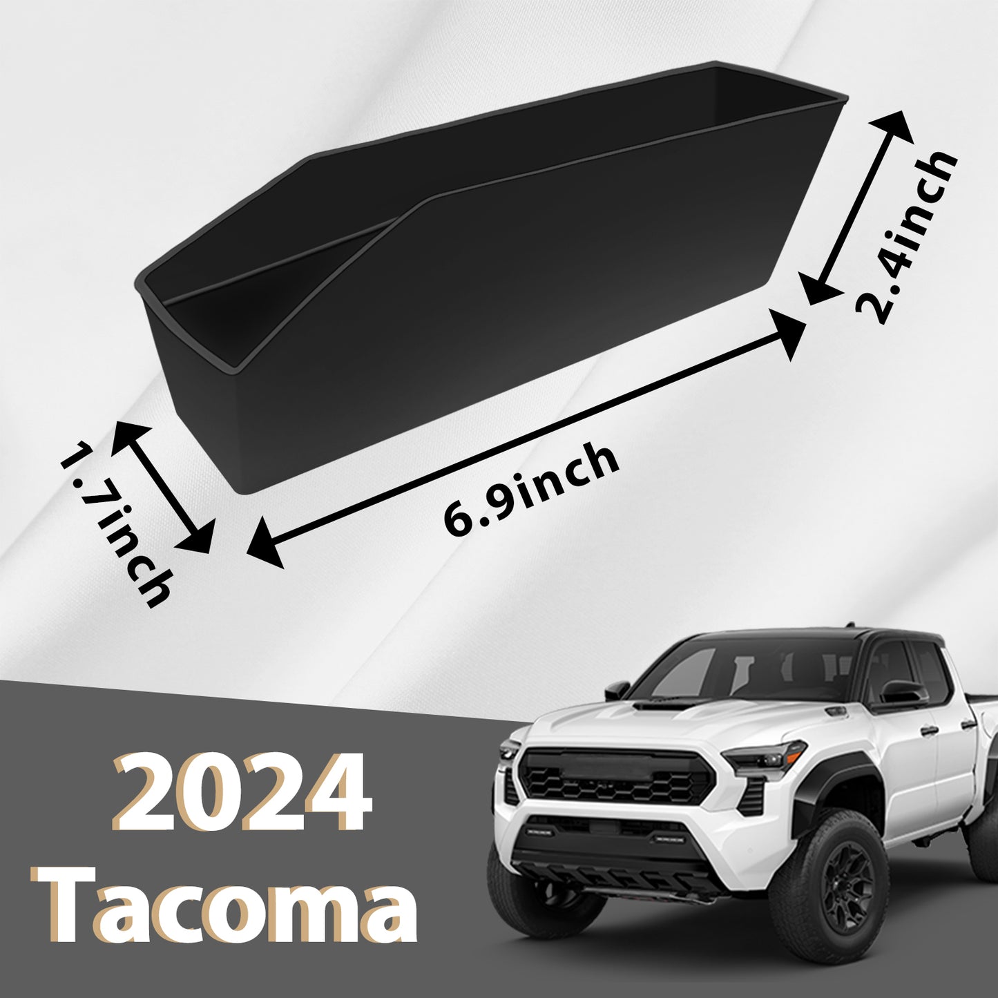 Center Console Organizer Inserts for 2024 Toyota Tacoma