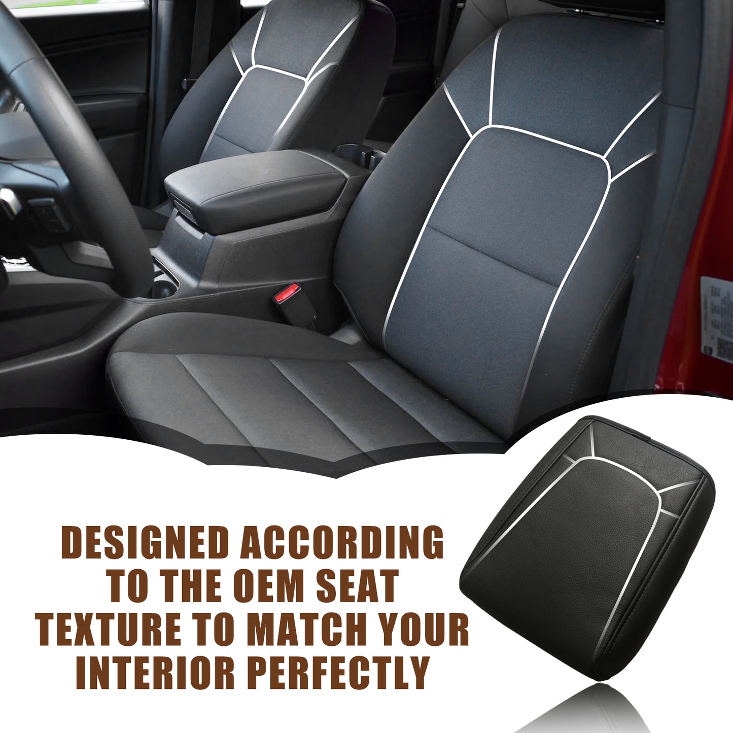 Center Console Armrest Cover for Chevy Colorado/GMC Canyon 2023-2024 (4 optional colors)