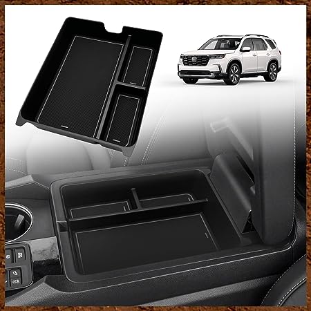 Center Console Organizer Armrest Storage Box for Honda Pilot 2023