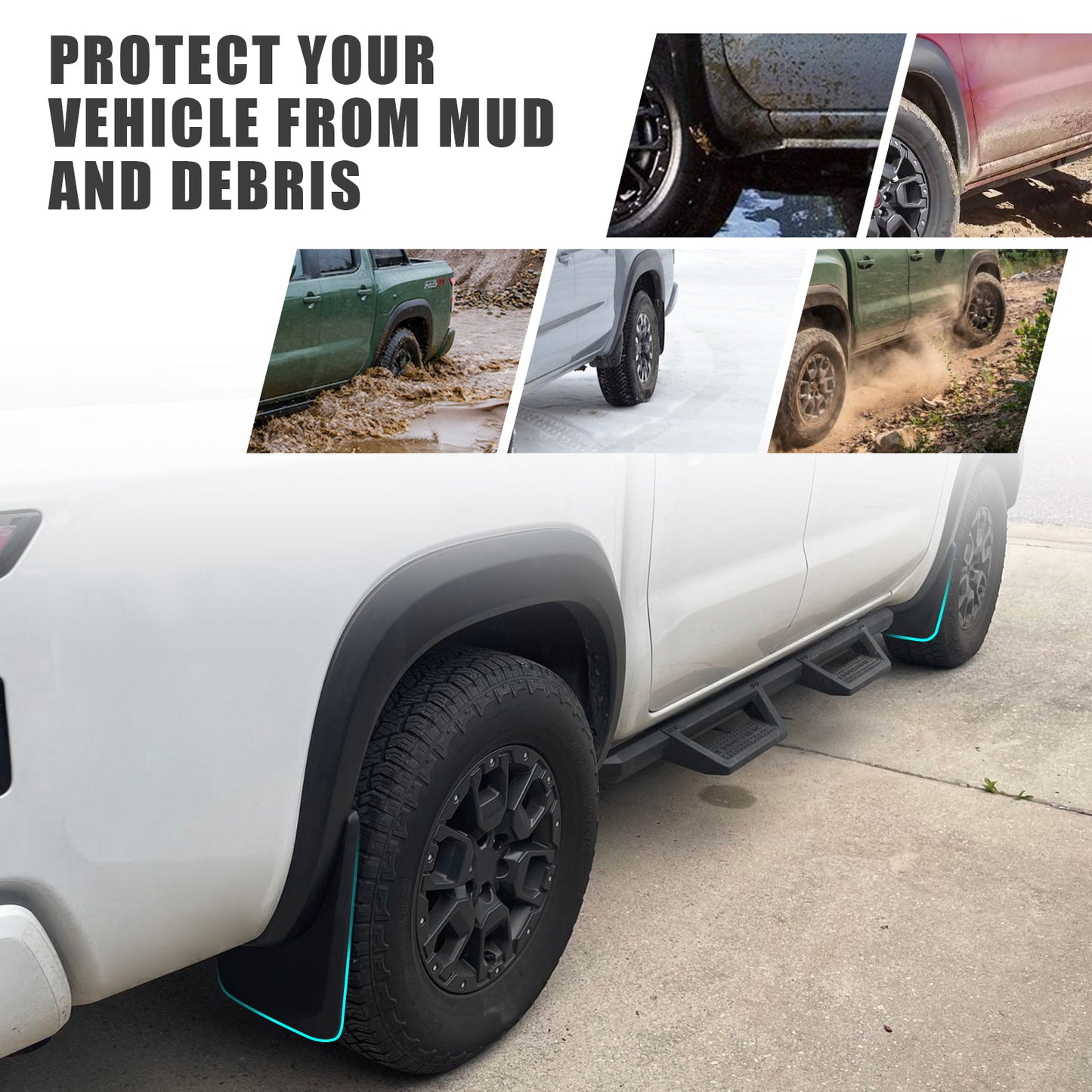 Mud Flaps for Nissan Frontier 2022-2024 [ Pro-X/Pro-4X ]