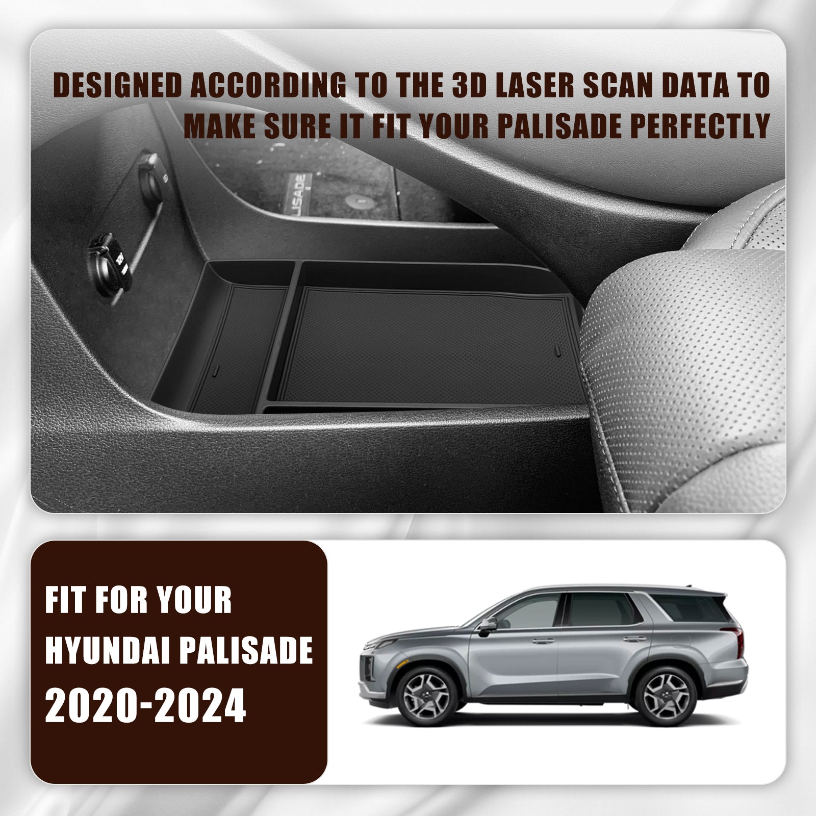 YEE PIN Vassoio organizer per console centrale inferiore Hyundai YEE PIN Vassoio organizer per console centrale inferiore Hyundai