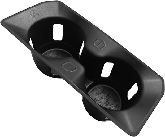 Center Console Cup Holder Inserts Compatible with 2021-2024 2025 Ford F150 F-150 Accessories Middle Console Drink Holder TPE Organizer Non-Slip Drink Stopper(Bucket Seat Only)