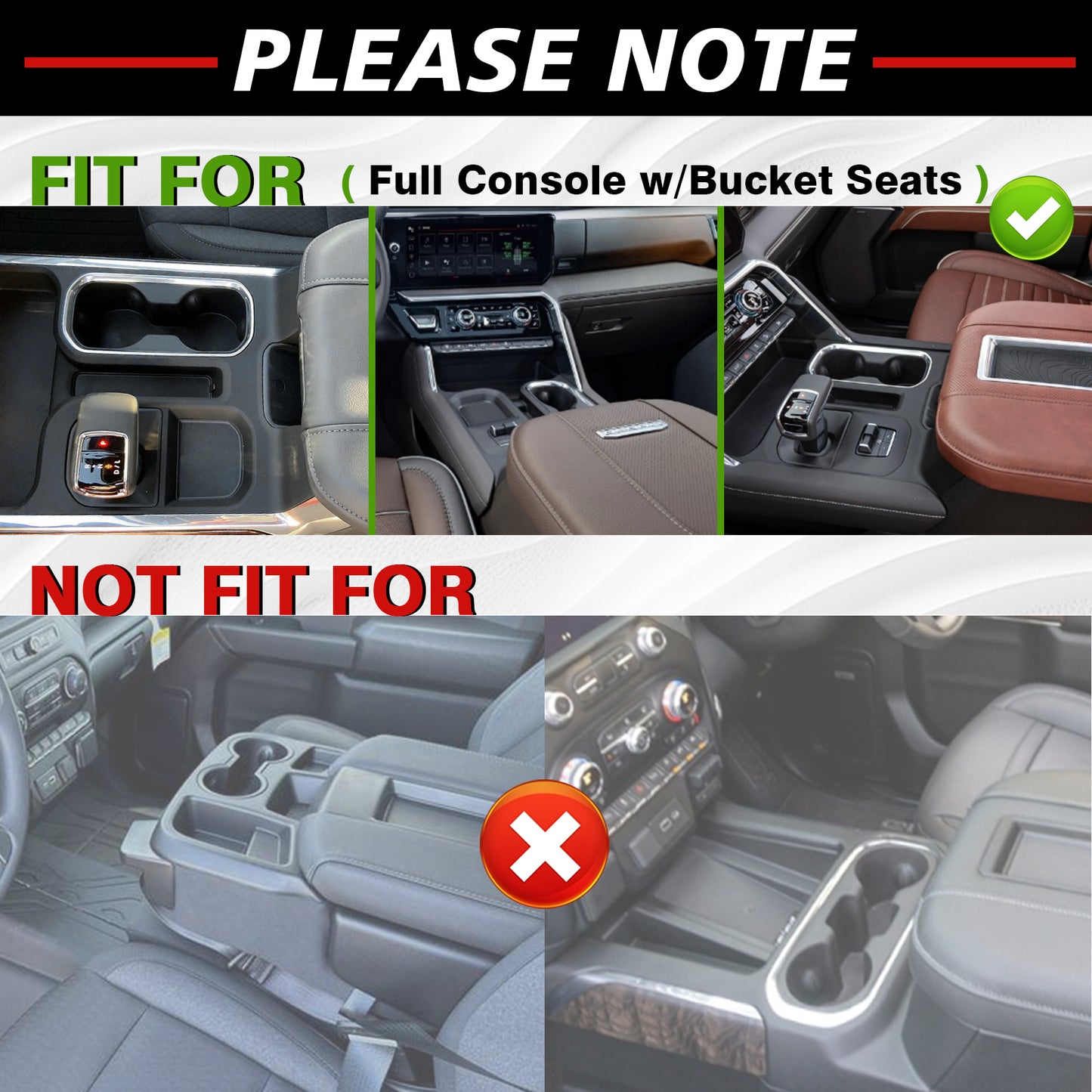 Center Console Cup Holder Inserts Compatible with 2022-2024 2025 Chevy Silverado & GMC Sierra Accessories Middle Console Drink Holder TPE Organizer Non-Slip Drink Stopper(Bucket Seat Only)