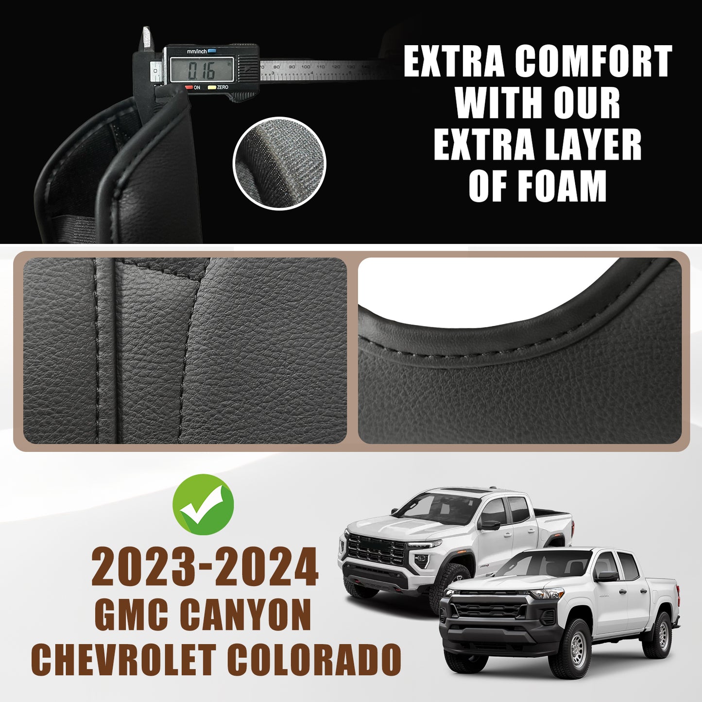 Center Console Armrest Cover for Chevy Colorado/GMC Canyon 2023-2024 (4 optional colors)