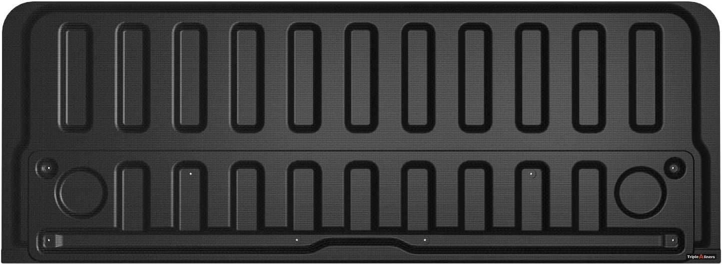 TripleAliners Tailgate Mat for 2019-2025 2026 Dodge Ram 1500 Power Tailgate-Release&Standard Tailgate Accessories Liner Protector TPE Custom Fit (Won't Fit Classic/Multifunction/Power Tailgate)