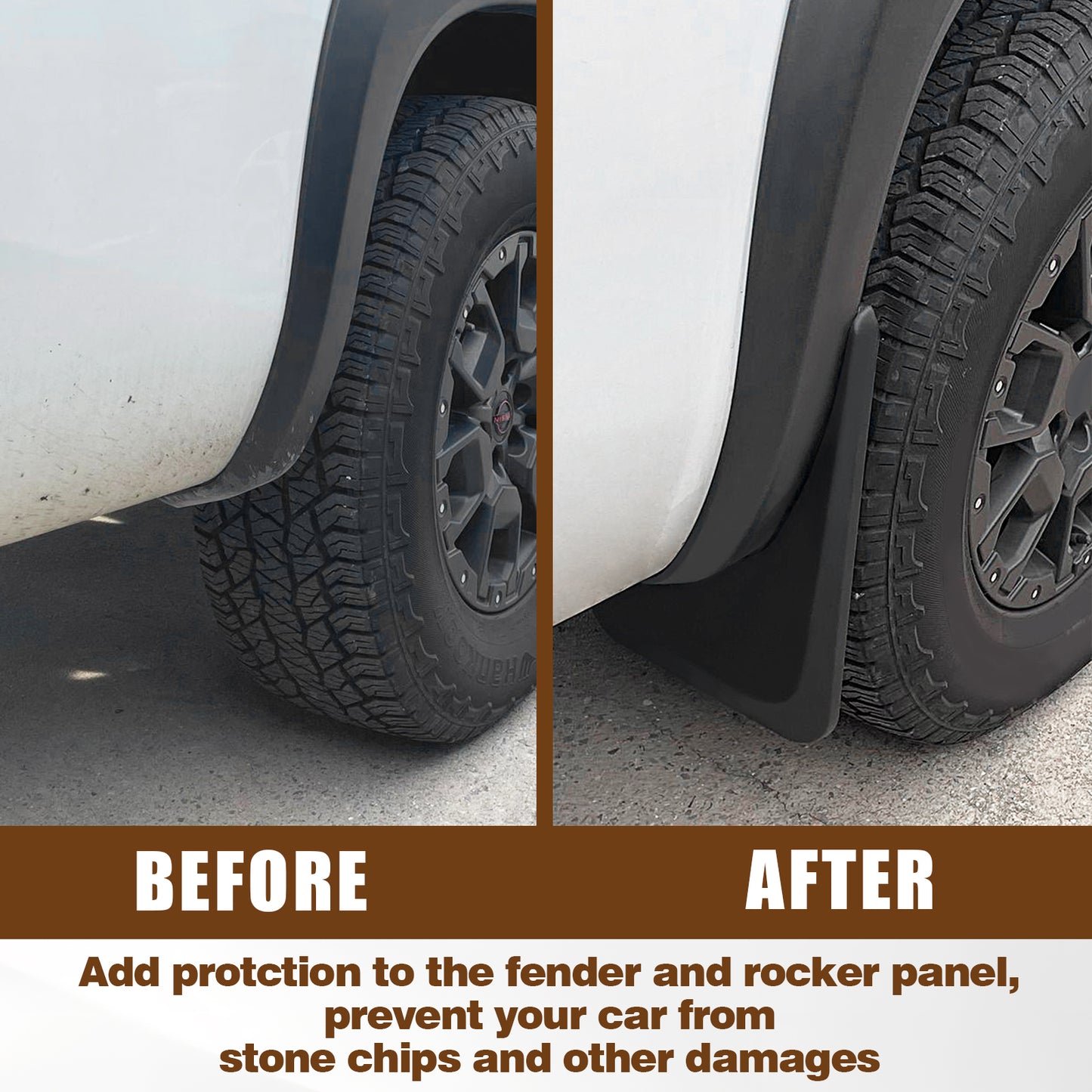 Mud Flaps for Nissan Frontier 2022-2024 [ Pro-X/Pro-4X ]