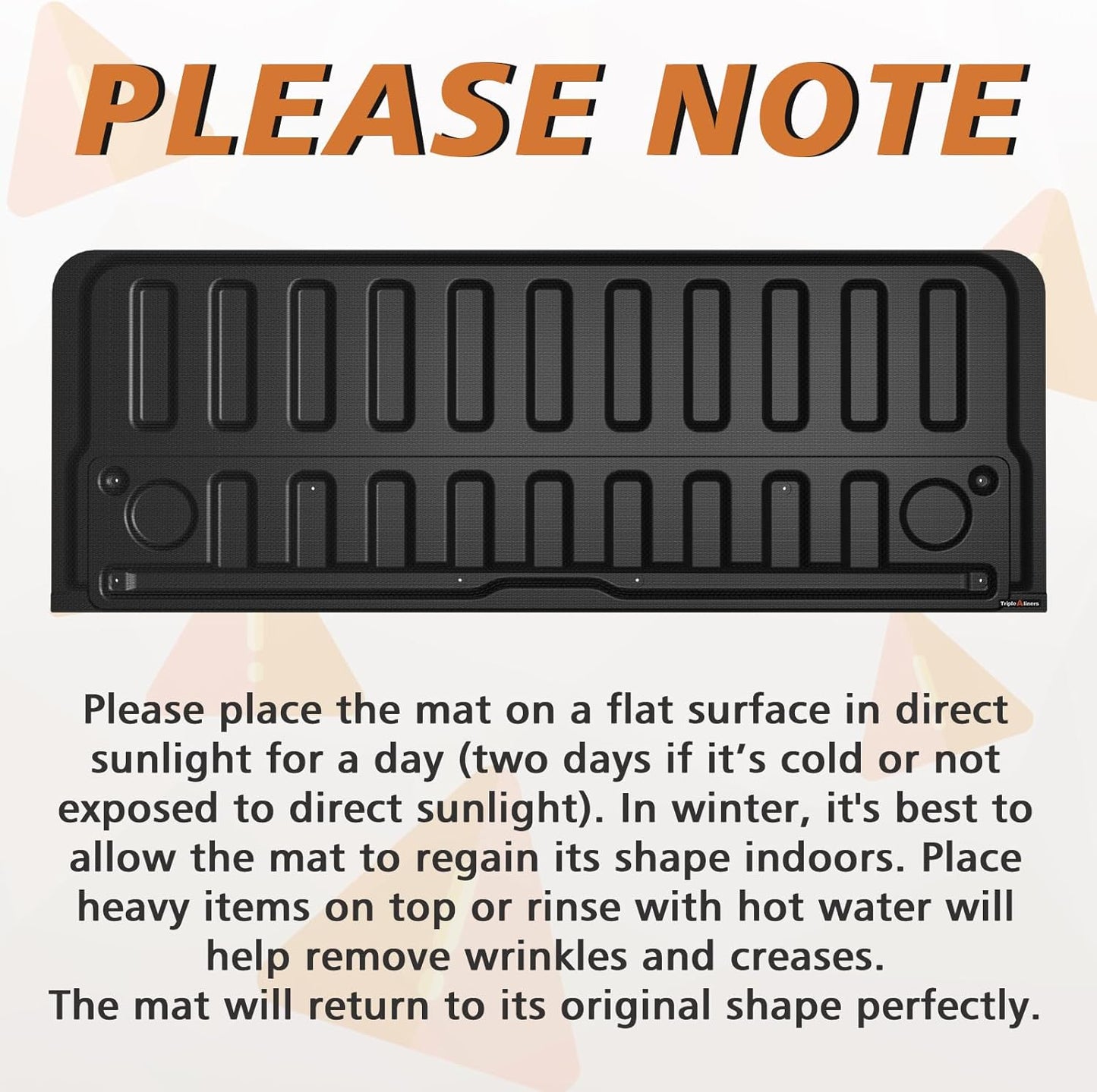 TripleAliners Tailgate Mat for 2019-2025 2026 Dodge Ram 1500 Power Tailgate-Release&Standard Tailgate Accessories Liner Protector TPE Custom Fit (Won't Fit Classic/Multifunction/Power Tailgate)