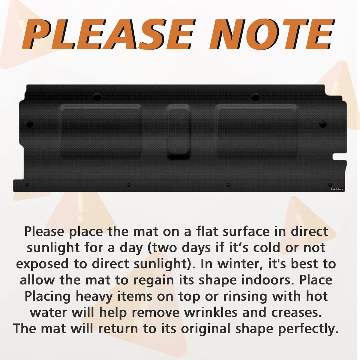 TripleAliners Tailgate Mat for 2020-2026 Honda Ridgeline Accessorie((Won't Fit Drop-in Liners) Pickup Tailgate Cover, Custom Fit, All Weather, Anti-Slip, Anti-Scratch, Work Trucks Accessories)