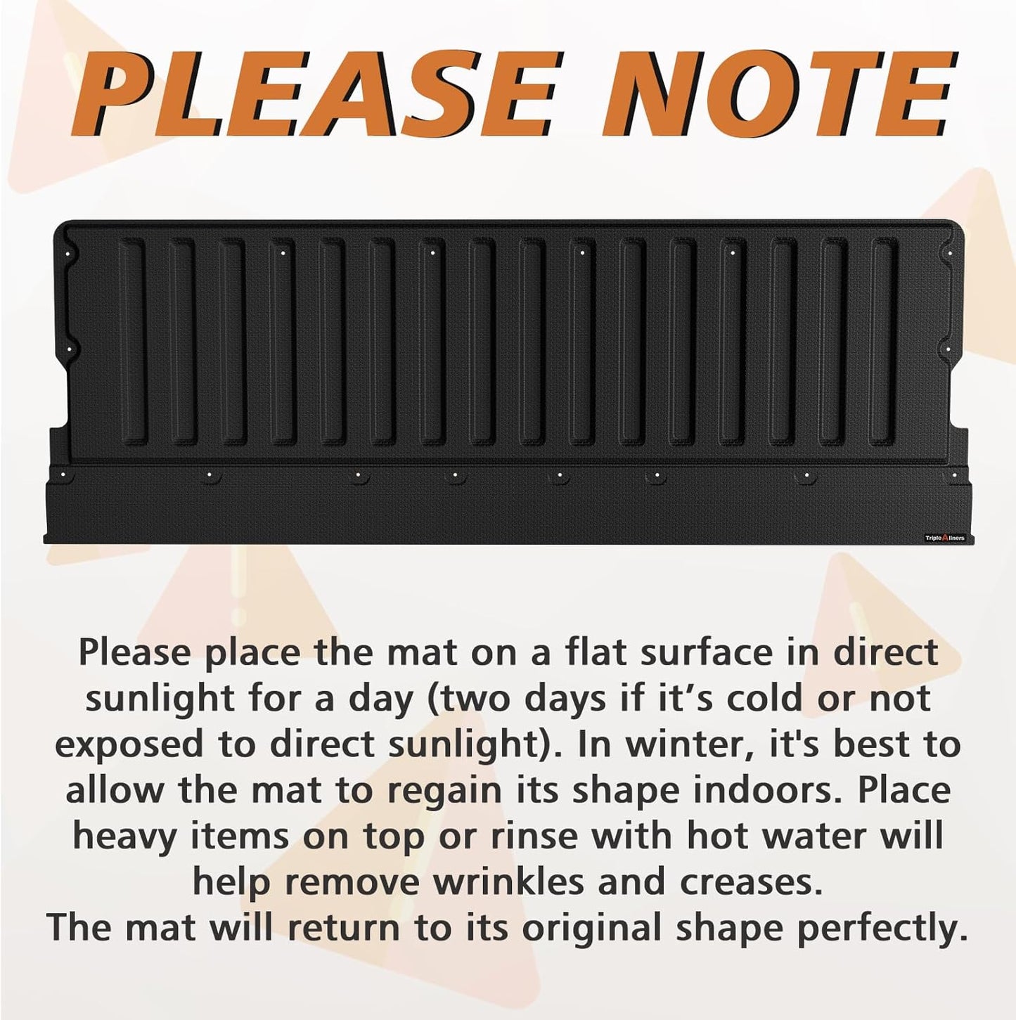 TripleAliners Tailgate Mat Compatible with Toyota Tacoma 2005-2023 Accessories Truck Tailgate Liner All-Weather Protector Cargo Cover Custom Fit for 2005-2023 Tacoma