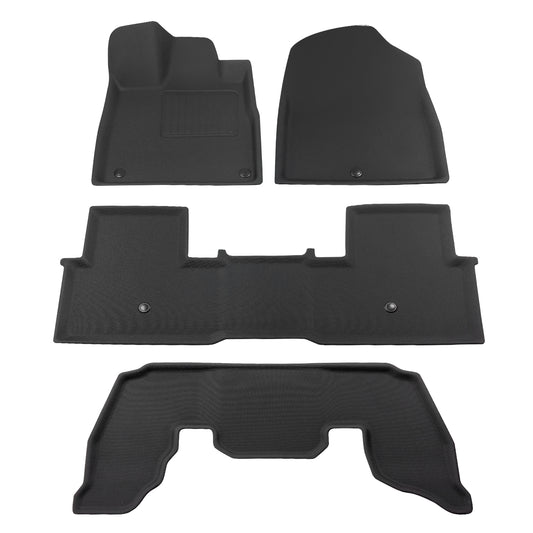 Floor Mats for Pilot 2023-2025 Floor Mats Full Set 1st 2nd & 3rd Row