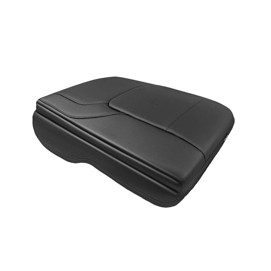 Center Console Armrest Cover Compatible with Dodge Ram1500 2500 3500 2019-2025 Comfort Armrest Pad Arm Rest Cushion Vegan Leather Protector 1-Inch Extra Thick(Bucket Seat ONLY, NO FOR LIMITED)