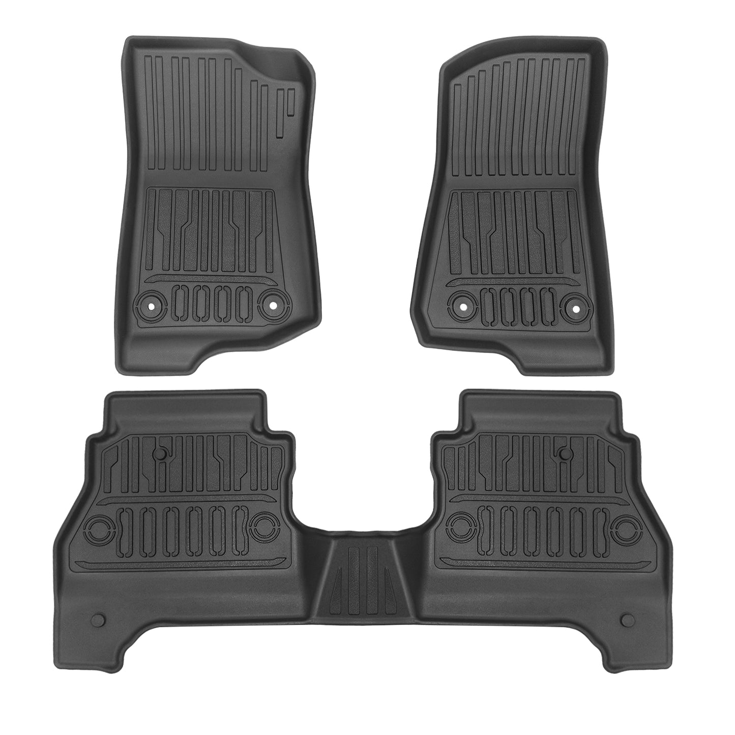 TripleAliners Floor Mats for 2020-2024 Jeep Gladiator JT