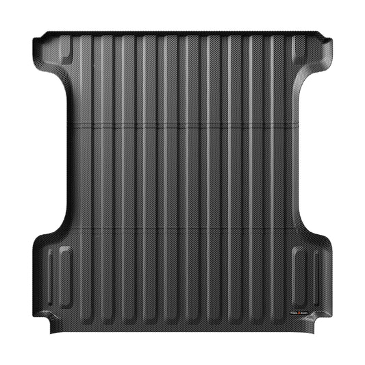 TripleAliners Truck Bed Mat Compatible with 2019-2025 Ram 1500 Accessories 6'4" Vehicle Bed Mat Perfectly Flush All Weather Protection TPE Heavy Duty Pickup Car Bed Cargo Mat