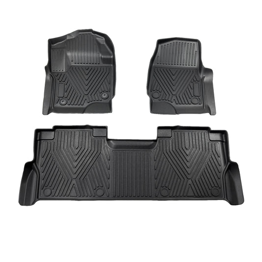 Floor Mats for 2017-2022 F250/F350/F450 1st and 2nd Row Super Duty Crew Cab