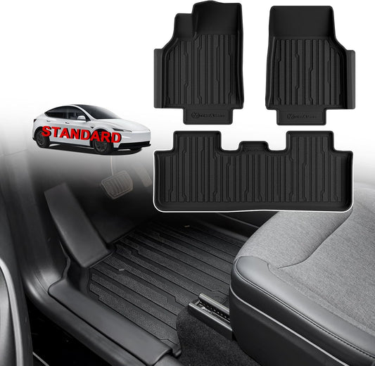 TripleAliners Floor Mats for 2025+ Tesla Model Y Juniper Standard (for Standard Trim ONLY)